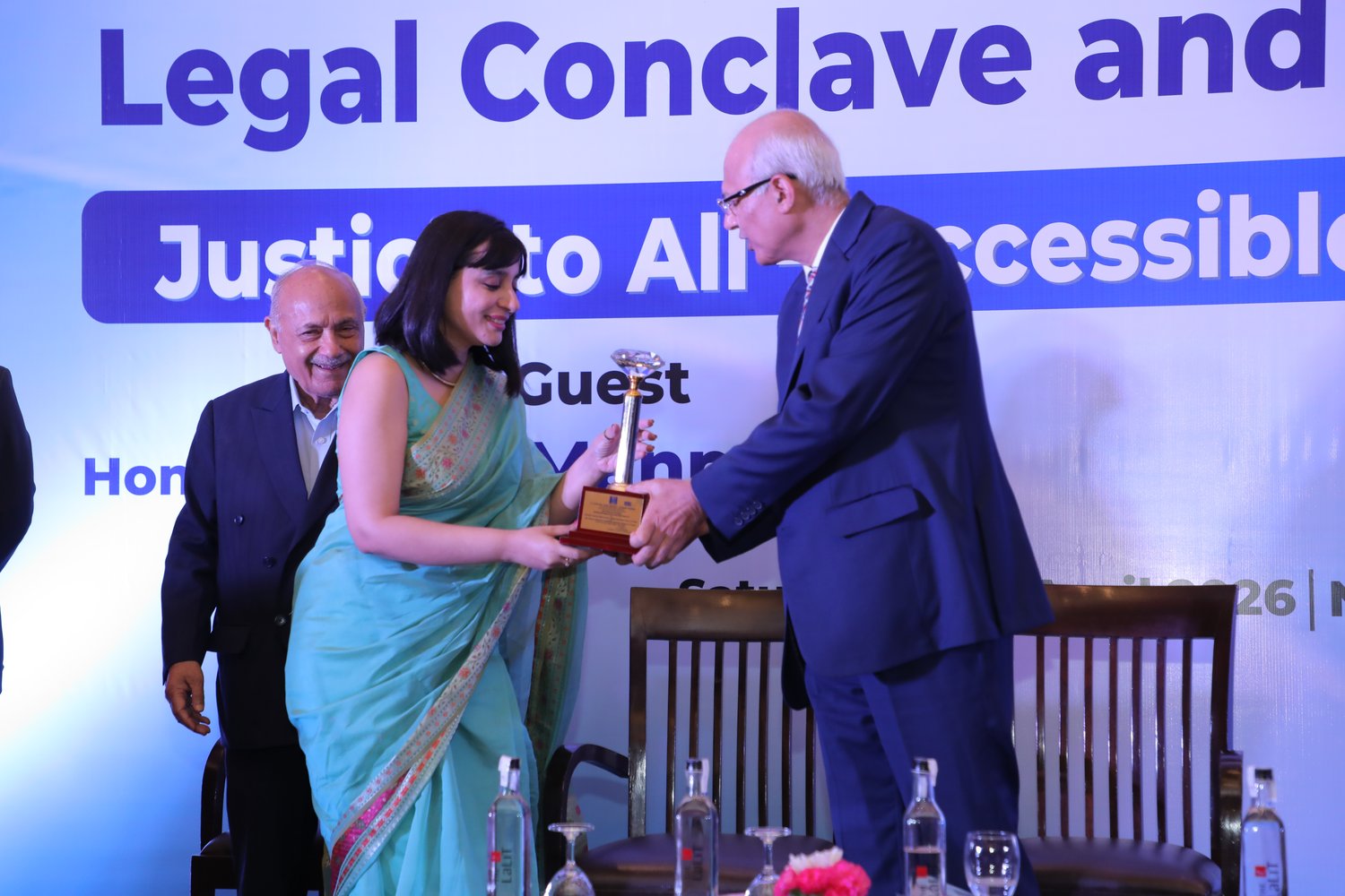 Adv. Shivaarti Bajaj recognised as Nari Shakti - Women Power at the Legal Conclave and Awards Ceremony 2026